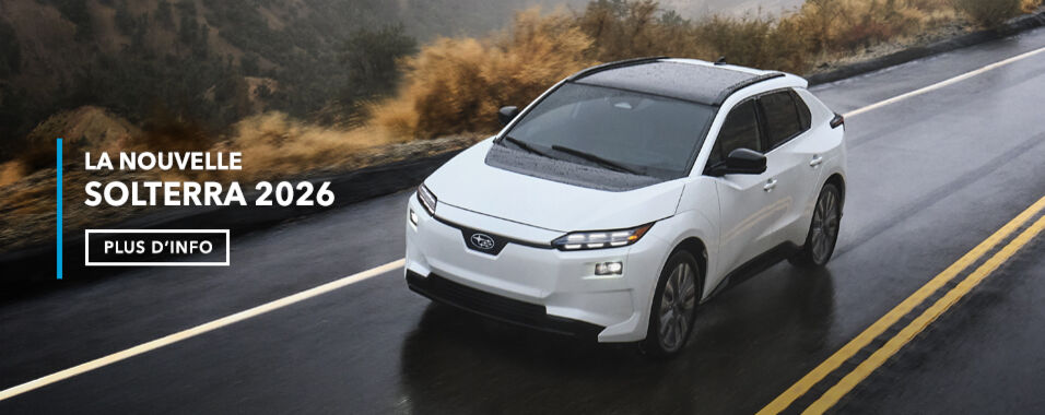 La nouvelle Subaru Solterra 2026 À venir plus tard cette année